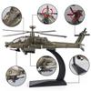 OANMYJJO Helicopters for Boys AH-64 Longbow Apache Helicopter Model Airplanes,Diecast Military Attack Helicopter, Model Airplane with Light and Sound, Suitable for Military Lovers to Collect and Gift view 4
