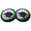 Megan's Beaded Designs Break in Scary Zombie Monster Horror Glass Eyes 6mm to 60mm Horror Hand Halloween Red Eye Prop Jewelry Making Art Doll Parts Sculpture Craft (14mm) view 1