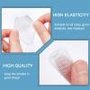 GORGECRAFT 200Pcs Makeup Brush Pen Guard Protector Net Thread Spool Savers Reusable Expandable Mesh Cover Sewin Thread Netting Machine Embroidery Net for Eyeshadow Brush Sewing Embroidery, White view 3