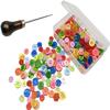 MFDSJ 6 Pcs Mini Plastic Storage Containers Box with Lid, 3.5x2.4 Inches Clear Rectangle Box for Collecting Small Items, Beads, Game Pieces, Business Cards, Crafts Accessories view 4