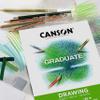 Canson Graduate Drawing Pad, Foldover, 9x12 inch, 30 Sheets | Artist Paper for Adults and Students - Drawing, Sketching and Art Journaling view 2