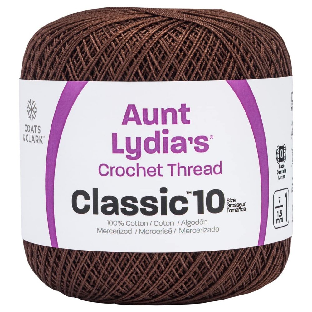 15 Pack: Aunt Lydia's Classic Cotton Crochet Thread