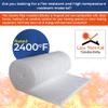 SIMOND STORE Ceramic Fiber Insulation Blanket - 1 x 24 x 48, 8# 2400F, Fireproof Insulation Blanket for Forge Furnace Chimney Boiler Kiln Pizza Oven Fireplace Stove Dishwasher, and More view 2