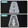 HARFINGTON 26pcs Large Letter Resin Mold 7" A-Z Capital English Alphabet Silicone Mould for Word Sign Art, DIY Crafts, Party Decoration view 3
