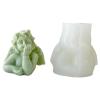 LAFANDE Angel Candle Molds, Cute Angel Silicone Moulds, Reusable Mould for Candle Resin Crafts Soap, Scented Wax Mould, Aromatherapy Mold, Chocolate Cake Making Mold view 1