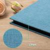 HoneyTolly Large Photo Album Self Adhesive for 4x6 8x10 Magnetic Scrapbook Album DIY 60 Black Sticky Pages Linen Cover Photo Album(Sky Blue) view 4