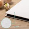 HoneyTolly Large Photo Album Self Adhesive for 4x6 8x10 Magnetic Scrapbook Album DIY 60 Black Sticky Pages Linen Cover Photo Album(White) view 4