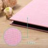 HoneyTolly Large Photo Album Self Adhesive for 4x6 8x10 Magnetic Scrapbook Album DIY 60 Black Sticky Pages Linen Cover Photo Album(Pink) view 4
