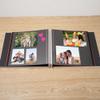 HoneyTolly Large Photo Album Self Adhesive for 4x6 8x10 Magnetic Scrapbook Album DIY 60 Black Sticky Pages Linen Cover Photo Album(Beige) view 3