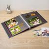 HoneyTolly Large Photo Album Self Adhesive for 4x6 8x10 Magnetic Scrapbook Album DIY 60 Black Sticky Pages Linen Cover Photo Album(Green) view 2