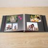 HoneyTolly Large Photo Album Self Adhesive for 4x6 8x10 Magnetic Scrapbook Album DIY 60 Black Sticky Pages Linen Cover Photo Album(Green) view 3