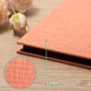 HoneyTolly Large Photo Album Self Adhesive for 4x6 8x10 Magnetic Scrapbook Album DIY 60 Black Sticky Pages Linen Cover Photo Album(Orange) view 4
