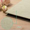 HoneyTolly Large Photo Album Self Adhesive for 4x6 8x10 Magnetic Scrapbook Album DIY 60 Black Sticky Pages Linen Cover Photo Album(Grass Green) view 4