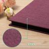 HoneyTolly Large Photo Album Self Adhesive for 4x6 8x10 Magnetic Scrapbook Album DIY 60 Black Sticky Pages Linen Cover Photo Album(Purple) view 4