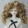 JD031 7-8inch Tight Wave Bangs Long Curls Moon Girl Doll Wigs (Ash Brown) view 1