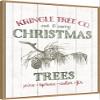 Amanti Art Framed Canvas Wall Art 28x23 Christmas Tree Farm Sign by Wild Apple Portfolio, Framed Wall Art Canvas, Holidays Artwork, Modern Decor, Medium Poster Painting for Living Room, Bedroom, view 2