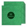 Green Glitter Cardstock 12 x 12, Paper for Cricut, Thick Card Stock for Card Making, Scrapbooking, Craft(250Gsm 30Sheets) (Green) view 1