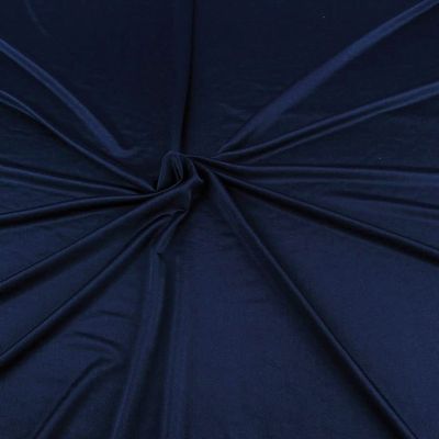 New Creations Fabric & Foam Inc, 58/60" Wide Milliskin Solid Stretch Spandex Fabric (2 Yards, Dark Navy Blue)