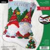 Bucilla Felt Applique 18" Stocking Making Kit, Chillin' with My Gnomie, Perfect for DIY Arts and Crafts, 89566E view 1