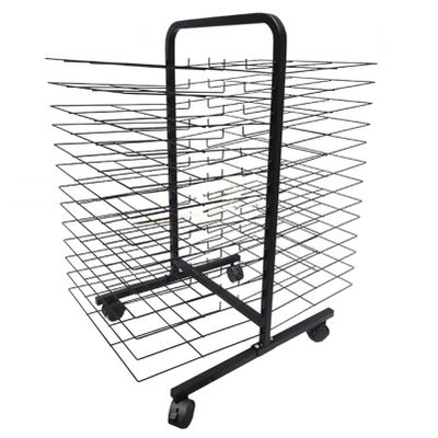 Double Sided Wire Drying Rack, 26 Shelves, 18 x 26 x 32 Inches, Steel, Ideal for Schools and Art Clubs