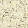 Michael Miller Limoncello CX9252 Beige Script view 1