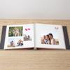 HoneyTolly Large Photo Album Self Adhesive Scrapbook Album for 4x6 6x8 8x10 Pictures 12.6"x11" Inch 40 Pages Linen Cover Magnetic Photo Album with A Metallic Pen and DIY Sticker(Grass Green) view 2