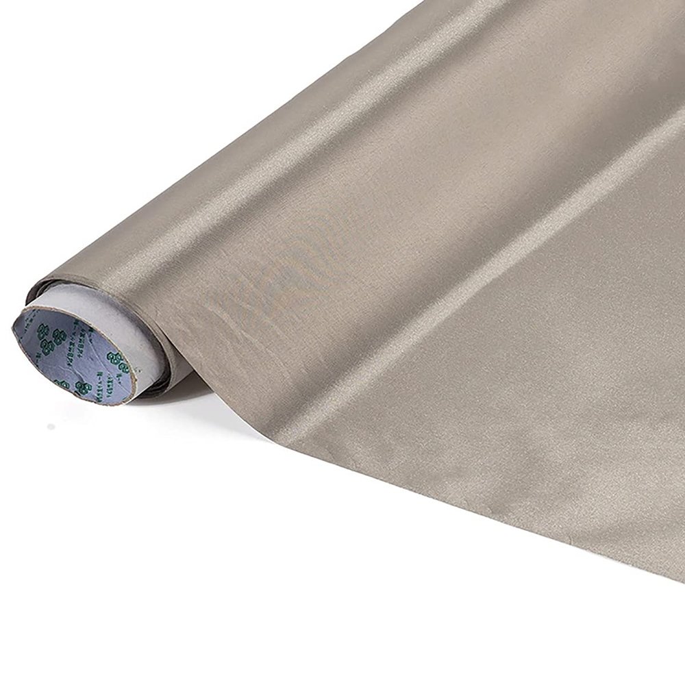 NAKAN Block RFID Shielding Fabric Radiation Conductive Fabric EMF RFID EMF Faraday Fabric for Signal Blocking for Radiowave Microwave and Radiation Protection(Size:14.5m)