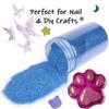 Iridescent Ultra Fine Glitter Powder 7.41Oz/210g Rainbow Resin Glitter PET Flakes Crafts Sequins Epoxy Chips Flakes for Tumblers Slime Making (Iridescent Blue) view 3