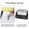 Damsale 100 Sheets Tattoo Transfer Paper 4-Layer Thermal Stencil Paper for Tattoo Artists & Beginners A4 Size, Clean, Long-Lasting Transfer Easy Application view 4