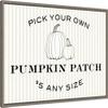 Amanti Art Framed Canvas Wall Art 23x33 Pumpkin Patch by Wild Apple Portfolio, Framed Wall Art Canvas, Americana Artwork, Country Rustic Decor, Large Poster Painting for Living Room, Bedroom, view 2