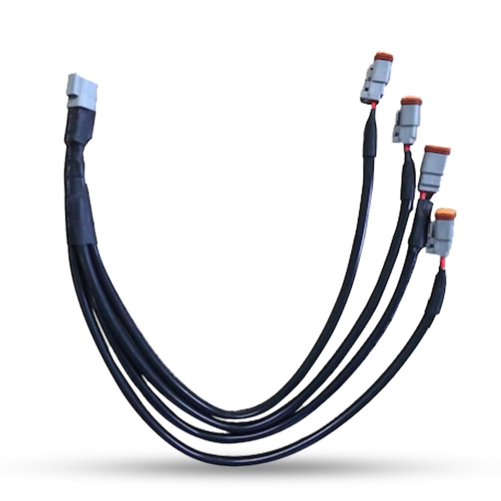 Black Oak LED 4-Piece Connect Cable for Multi-Light Setup - Control 4 Lights with One Switch, Ideal for Upgrades