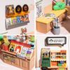 ROBOTIME DIY Miniature House - 1:24 Scale Realistic Store Kit with LED Light - Tiny Model Mini House with Furniture, Best Birthday Gift view 3