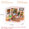 ROBOTIME DIY Miniature House - 1:24 Scale Realistic Store Kit with LED Light - Tiny Model Mini House with Furniture, Best Birthday Gift view 4