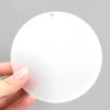 SINJEUN 40 Pack 4 Inch Clear Acrylic Circles with Hole, 1/8" Thick Round Acrylic Ornament Blanks, Transparent Plastic Discs Keychain Blanks for Vinyl, Engraving Projects, DIY Keychain, Art Crafts view 1