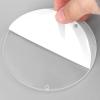 SINJEUN 40 Pack 4 Inch Clear Acrylic Circles with Hole, 1/8" Thick Round Acrylic Ornament Blanks, Transparent Plastic Discs Keychain Blanks for Vinyl, Engraving Projects, DIY Keychain, Art Crafts view 3