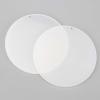 SINJEUN 40 Pack 4 Inch Clear Acrylic Circles with Hole, 1/8" Thick Round Acrylic Ornament Blanks, Transparent Plastic Discs Keychain Blanks for Vinyl, Engraving Projects, DIY Keychain, Art Crafts view 4