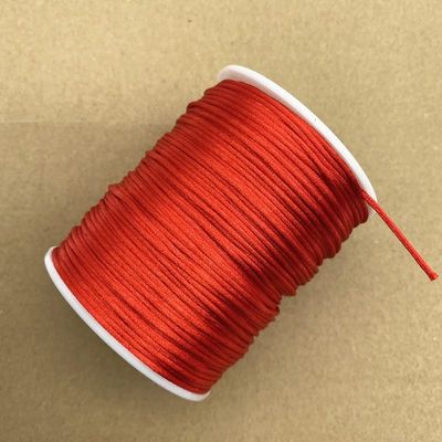 MOBSAN 1.0-2.0mm Nylon String Tassel Satin Rope Bracelet with Woven String for DIY String Necklace Bracelets Bracelet Rope (Color : 03, Size : 2.0mm(10yards))