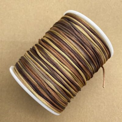 MOBSAN 100yard 1.0-2.0mm Nylon String Tassel Satin Rope Bracelet with Woven String Suitable for DIY String Necklace Bracelets Bracelet Rope (Color : 13, Size : 2.0mm(100yards))