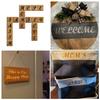 2 Inch Alphabet Letter Stencils for Painting - 70 Pack Letters and Numbers Stencil Templates with Signs for Painting on Wood, Reusable Letter and Number Stencils for Chalkboard Wood Signs & Wall Art view 2