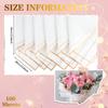 CCINEE 20 Sheets Gold Edge Flower Wrapping Paper,Waterproof Fresh Flower Packing Material Florist Bouquet Supplies DIY Craft Gift Packing,White view 2