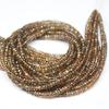 AAA Andalusite Faceted Cut Rondelle Gemstone Craft Beads Strand 13" 4mm view 1