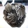 Beads 3.5 mm Natural Smokey Shaded Roundel Micro Faceted Beads 14 INCH view 2