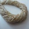 5 String Natural Golden Rutile 14" Inches String Faceted Rondelle Beads 2.25 MM view 2