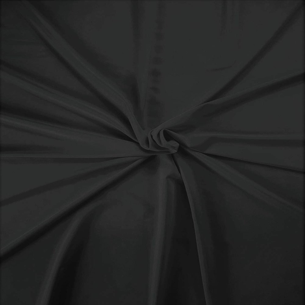 New Creations Fabric & Foam Inc, 58/60" Wide Milliskin Solid Stretch Spandex Fabric (8 Yards, Black)