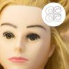 NOLITOY 20 Pcs Handmade False Eyelashes for Dolls Realistic Diy Doll Eyelash Accessories Soft Natural Look Eyelashes for Doll Making Crafts view 3