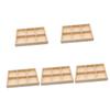 Zerodeko 5pcs Box Succulents Holder Flower Wood Drawer Beads Desktop for -Compartment Divided Organizer Pot Watercolor Sundries Pigment DIY Portable Station Bar Crayon Sugar Charms Offee view 1
