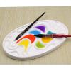 ATHLAR Resin Color Palette, Watercolor Gouache Chinese Painting Paint Palette, Wave Style Design Portable Oil Painting Art Supplies, Easy to Use. view 3