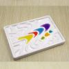 ATHLAR Resin Color Palette, Watercolor Gouache Chinese Painting Paint Palette, Wave Style Design Portable Oil Painting Art Supplies, Easy to Use. view 4