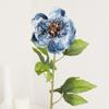 Factory Direct Craft Group of 2 Blue Artificial Peony Stems for Spring Arrangements and Summer Displays 24" H view 1