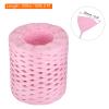 MECCANIXITY Raffia Paper Craft Rope Ribbon Packing Paper Twine 219 Yards Handmade Pink for DIY Decoration Gift Packaging view 2